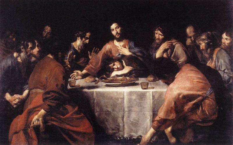 VALENTIN DE BOULOGNE The Last Supper naqtr China oil painting art
